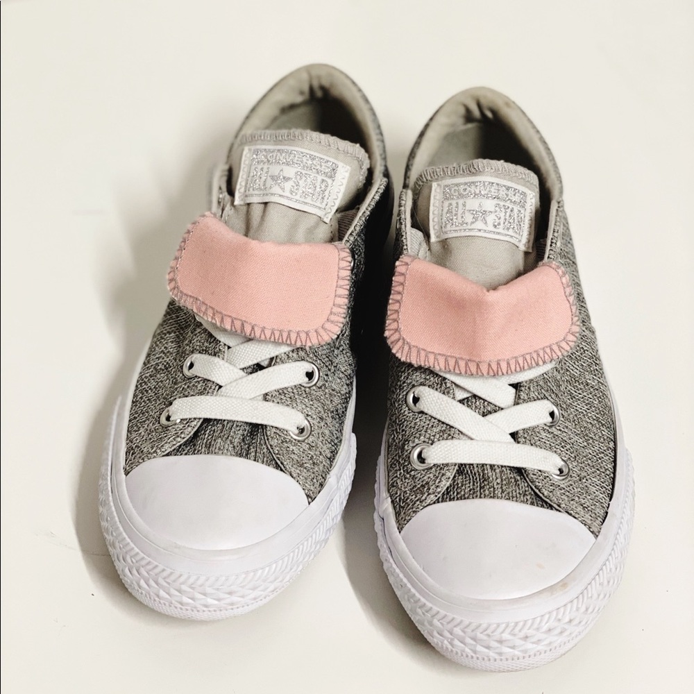 Converse Slip On Tennis Shoes. Size 2 Girls